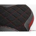 LUIMOTO (Diamond Sport) Rider Seat Covers for the Triumph DAYTONA 765 / 675 (13-18) & STREET TRIPLE Rx (15-16) LUIMOTO (Diamond Sport) Rider Seat Covers for the Triumph DAYTONA 765 / 675 (13-18) & STREET TRIPLE Rx (15-16)